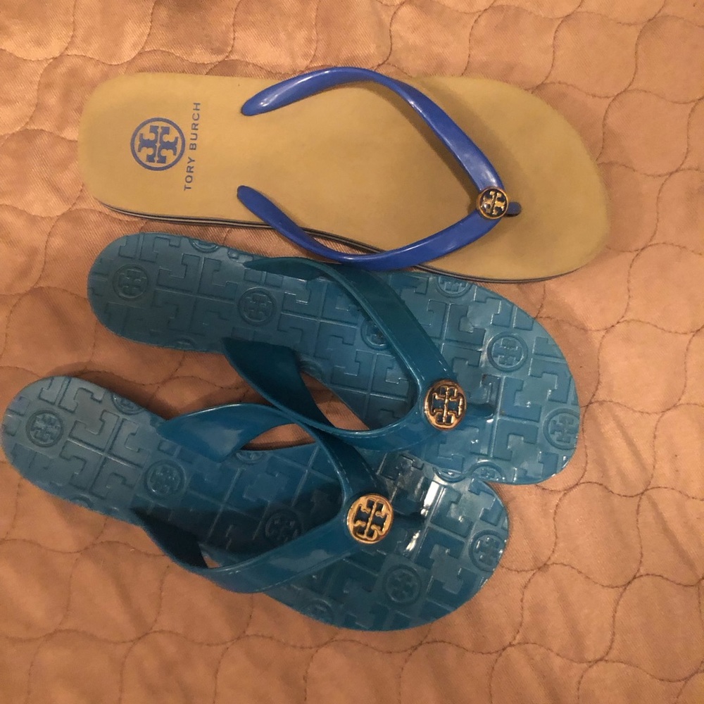Tory Burch logo jelly thong sandal - Picture 8 of 8